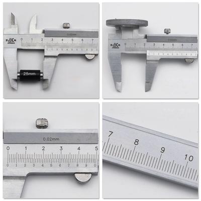6in/150mm Stainless Steel Vernier Calipers Digital Vernier Calipers Dual Reading Scale Accurate Measuring Device