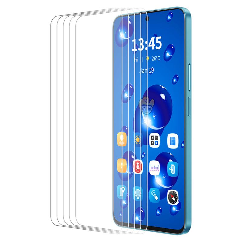 

ENKAY HAT PRINCE 5Pcs For Huawei Pura 70 Screen Protector High Aluminum-Silicon Glass Film 9H As Shown A