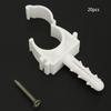 U Shaped Pipe Tube Clamp Water Pipe Fixed Clips Support Holder with Screws (25mm)
