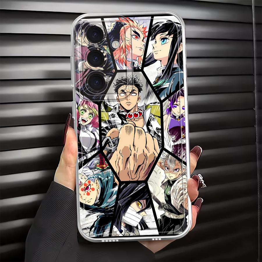 Phone Cover Case for Samsung Galaxy A57 A25 A51 A52 A17 A34 A35 A14 A16 A52 A56 A36 A37 A26 A24 A54 A15 A55 D-Demon S-Slayer