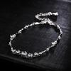 Women Simple Gradient Round Zircon Bracelet Stylish Hand Chain Ornament