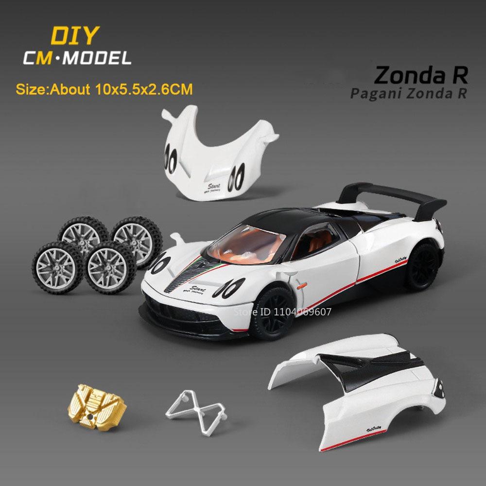 1:43 Skala Pagani Zonda R Ae86 Modell Spielzeugautos Legierung Druckguss Gummireifen Abnehmbare Montage Dekoration Fahrzeug Für Kinder Geschenke