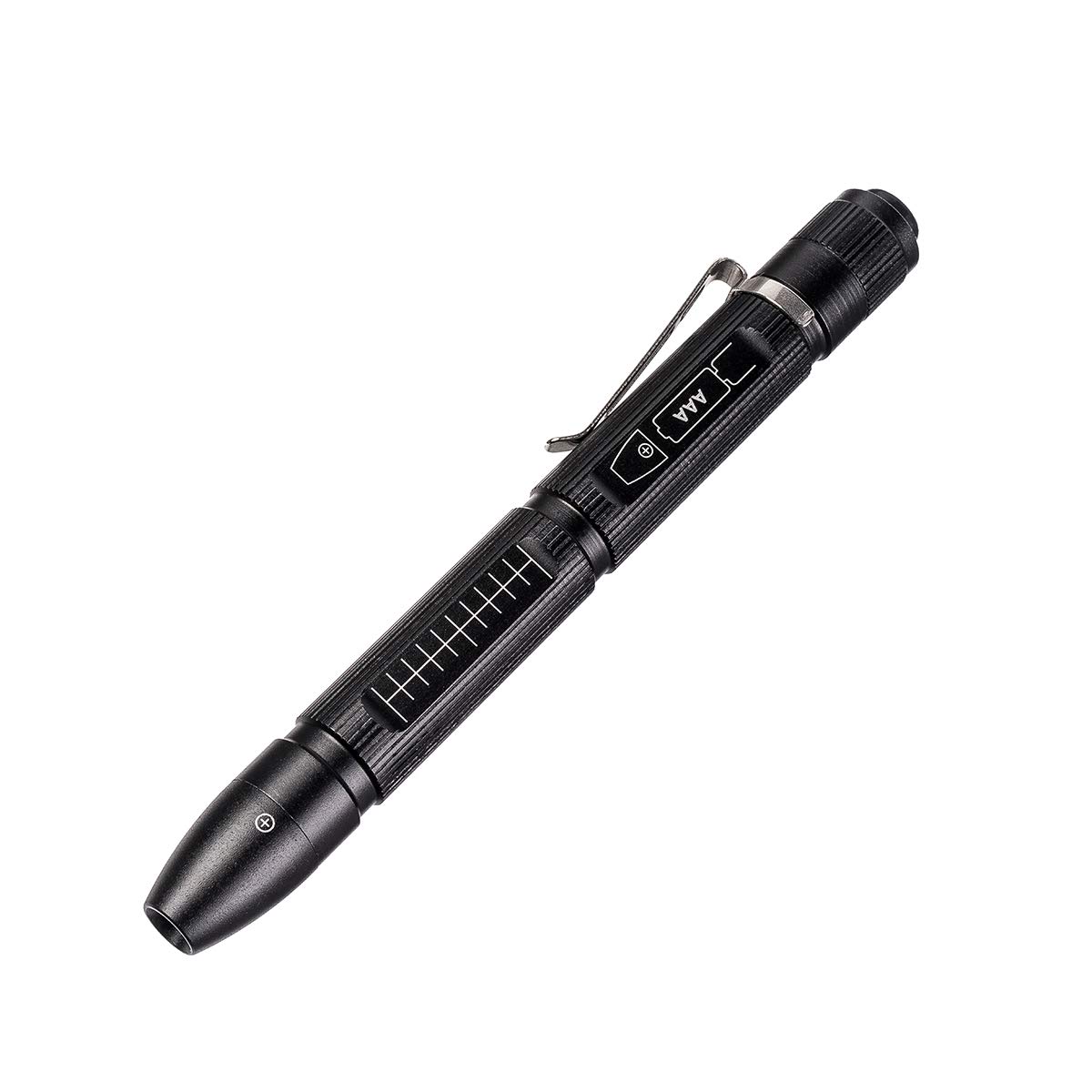 

Weltool M6 LED Penlight with Uniform High Color Flashlight for and Other Powered by Two AAA Batteries Clip, Compact, Portable, Beam, 85% Rendering,