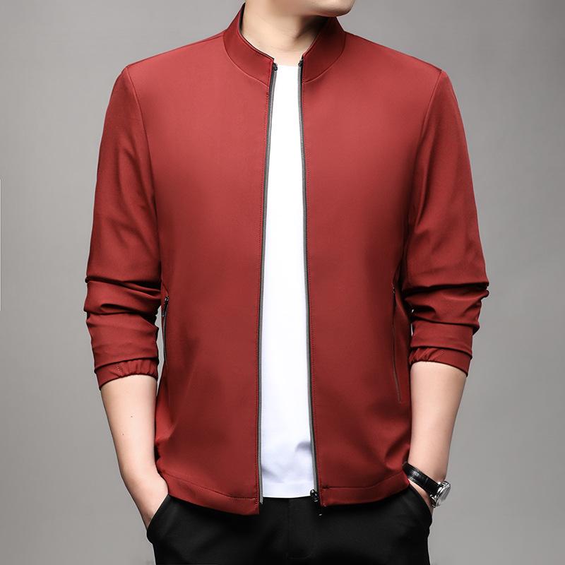 Men's Autumn High-End Business Casual Stand Collar Jacket