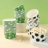 10Pcs Versatile Dessert Ice Cream Bowls Disposable Paper Bowls New Snacks Cups  Party Supplies
