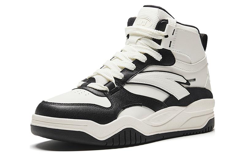 Men's Sneakers Anta Wave Shoe Cushioning Mid top Skateboard Shoes Men's Black