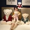 Cute Couple Bear Teddy Bear Doll Plush Toy Wear Skirt Hug Bear Doll Wedding Wedding Press Doll