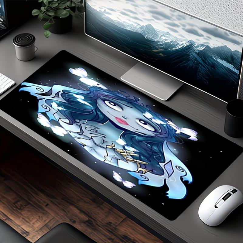Corpse Bride Print Mouse Pad, for Keyboard Pad Laptop PC Mat for Office Home Use, Desk Decor, Perfect Birthday Gift for Gamers