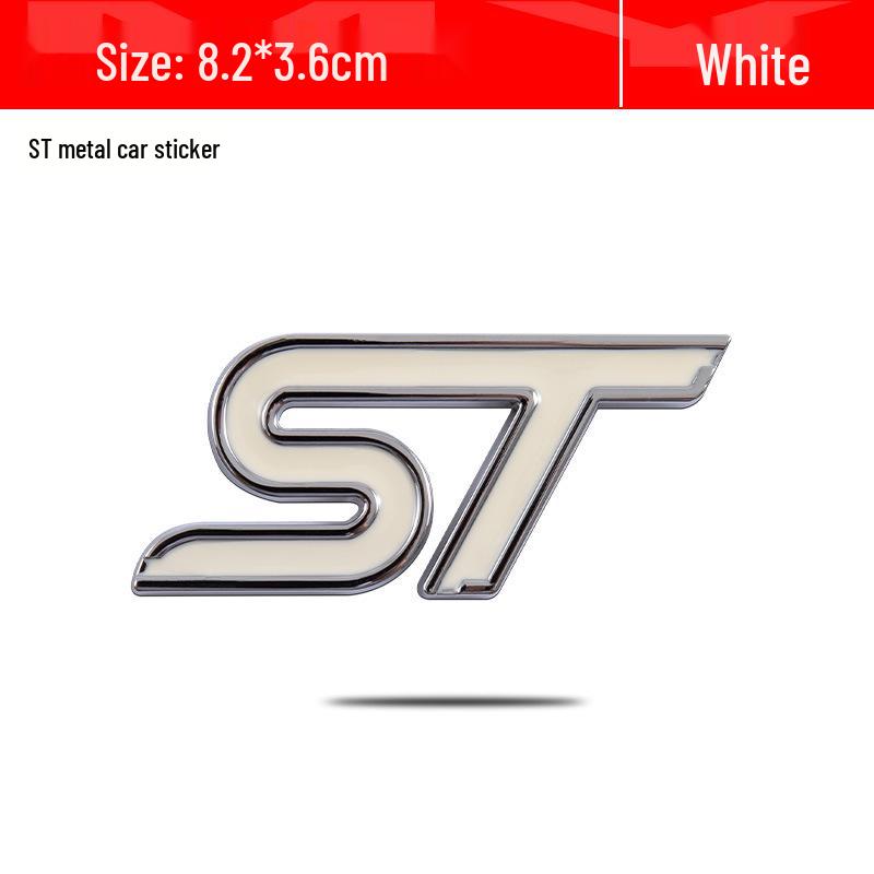 Compatible with Ford Focus, Mondeo, Fiesta, EcoSport, and Other Car Mods. ST Metal Body Stickers/tail Badges Available.