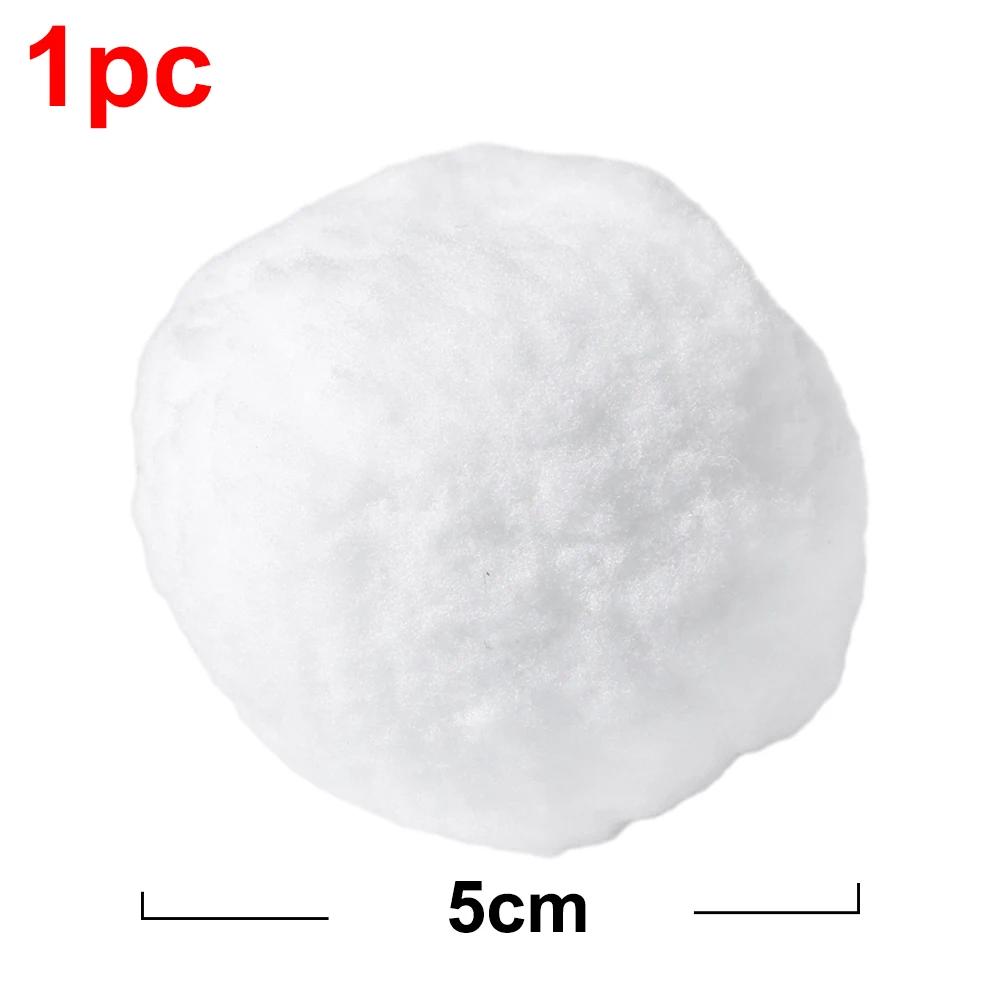 Christmas Snowballs White Fur Pompom Hairballs For Xmas Tree Pendant Kids Toy Balls Indoor Outdoor Toys Party Decoration Props