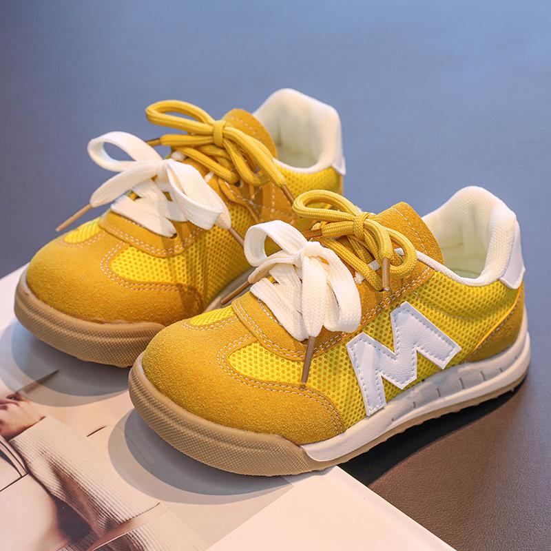 

Girls double mesh shoes 2025 autumn new casual classmates children s fashion sports shoes boys moral training shoes 31 [Inner Length 19.5CM]