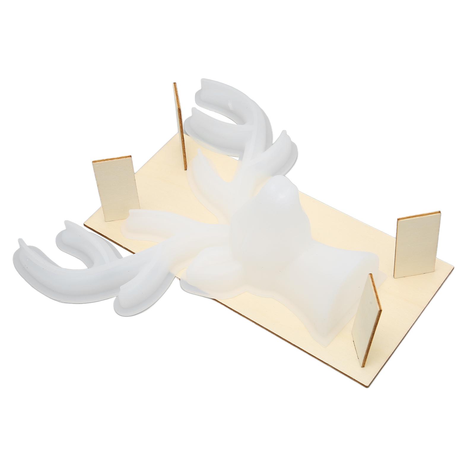 

Силиконовая форма в форме оленя, многоразовая, самодельная, литьевая форма из эпоксидной смолы с доской для салона красоты