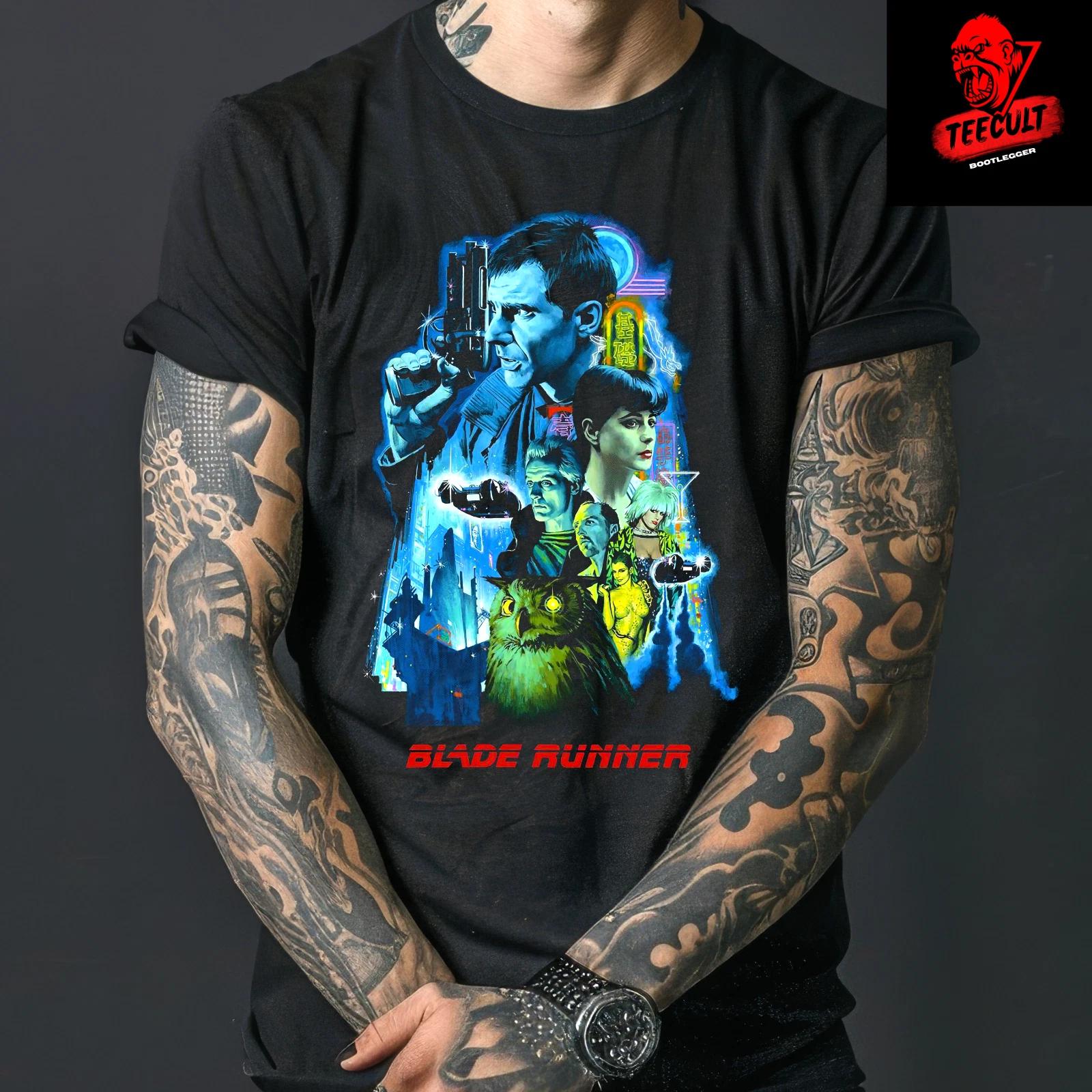 Men s and Women s T-shirts Blade Runner (1982) Sci-Fi Action Cult Movie Unisex Cotton XXL