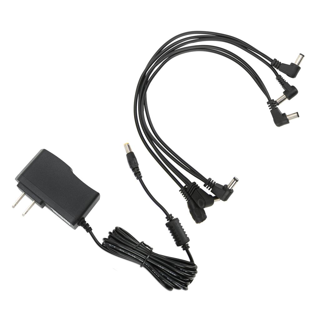 Power Adapter 9V Plastic Guitar Multi Effect 1 to 5 C2T Line Industrial Tools 850mA