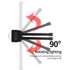 Folding Cob Led Work Light 90 Degrees 5 Levels Strong Magnet Inspection Light Outdoor Tent Light With Hook