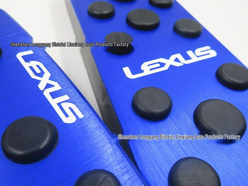 Anwendbar für Lexus ES 2018: Rutschfester Gas- und Bremspedal aus Aluminiumlegierung