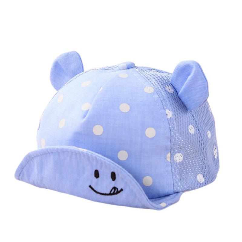 Baby Boy Girl Baseball Cap Čepice ve stylu uší Kojenecká čepice s hledím
