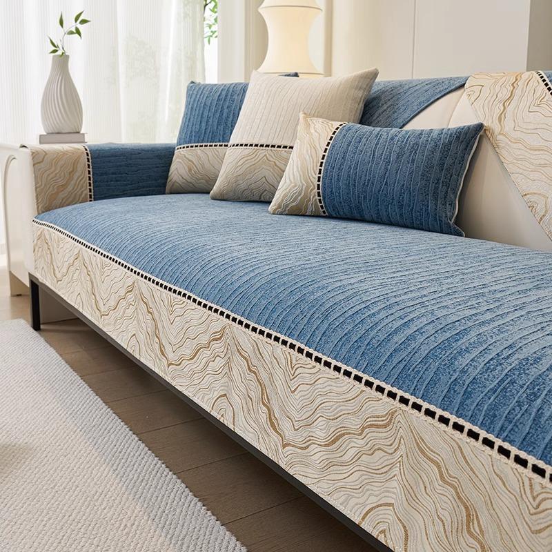 

Chenier Sofa Cushion Light Luxury High-End Non-Slip Seat Cushion Four-Season Universal Sofa Cover All-Inclusive Cover Cloth Seat Cushion 70*70cm