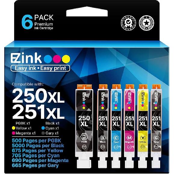 E-Z Ink Remanufactured Ink Cartridge Replacement for Epson 220 XL 220XL T220XL To Use with WF-2760 WF-2750 WF-2630 WF-2650 WF-2660 XP-320 XP-420