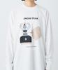 Enjoy Camping Long Sleeve Size M [Snow Peak] T-Shirt TS-26SU001 Long-sleeved T-shirt, Men's/Women's, BLACK,