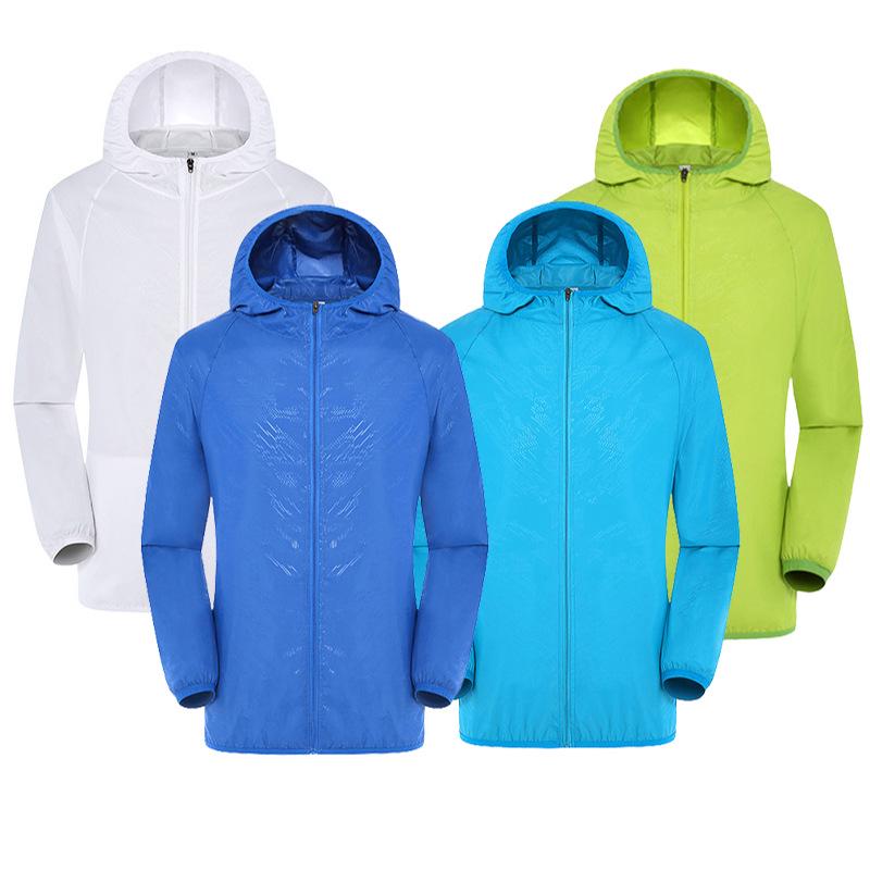 Ultrathin Windproof Cycling Jacket - Men's & Women's Waterproof Sun Protection with Custom Logo Options