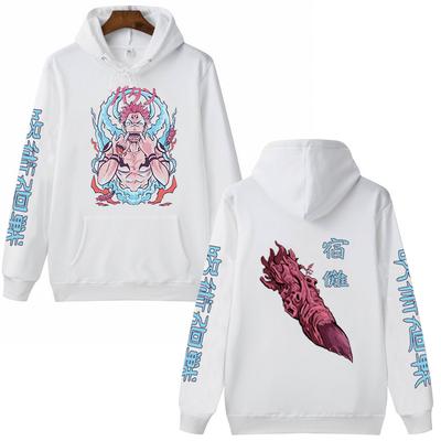 Jujutsu Kaisen Ryomen Sukuna Anime Graphic Hoodies Vintage Oversized Hooded Long Sleeves Hoodie Men Women Clothes