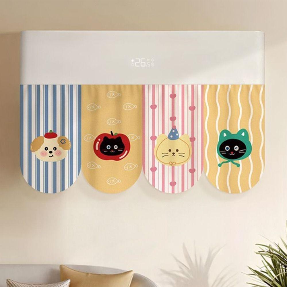 Cute Air Conditioner Guide Cover Anti-Direct Blowing Air Conditioning Baffle  Home Decor