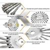 6/8Inch Wire Brush Trimmer Weed Cutter Head Grass Moss Steel Wire Grass Trimmer Head For Garden Lawnmover Cutter Tools