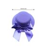 Girl Bowknot Decals Fascinator Hat Hair Clip Banquets Party Hair Clip for Teens Medieval Taking Photo Medieval Hairpin