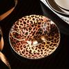 200ml Europe Oil Painting Bone China Coffee Cup Mug Plate Spoon Set Luxury Elegant Mug Porcelain Tea Cup Teaware Party Drinkware