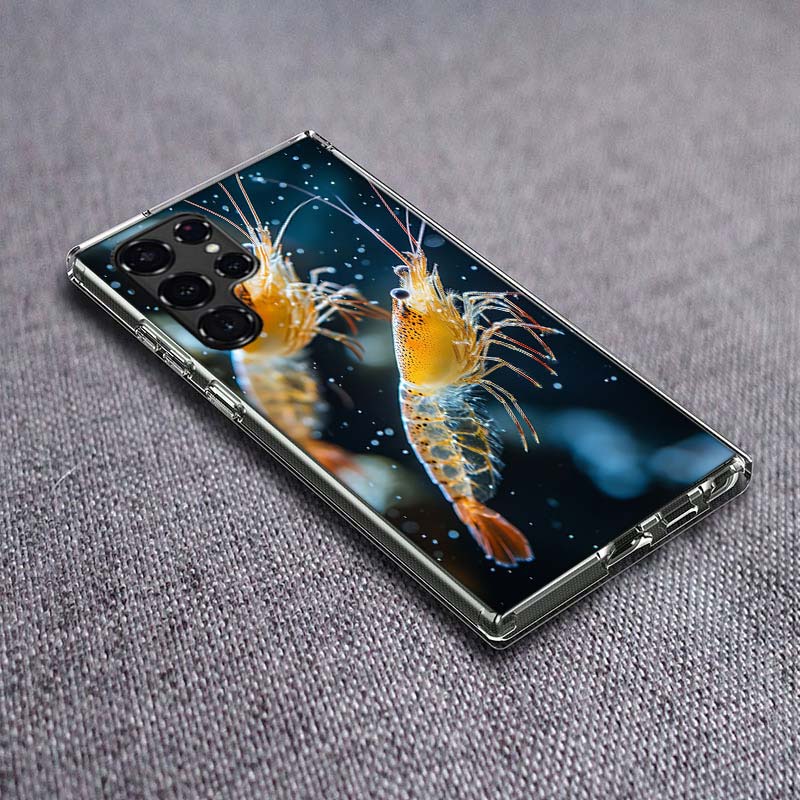 

A Beautiful and Unique Look at a Common Shrimp Phone Case For Samsung Galaxy S24 S23 S21 S20 FE S22 S26 Ultra S25 Edge S10 Plus Samsung S25 Edge