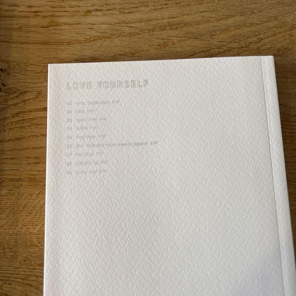 [USED] BTS Album 2 types Unplayed Trading Card V