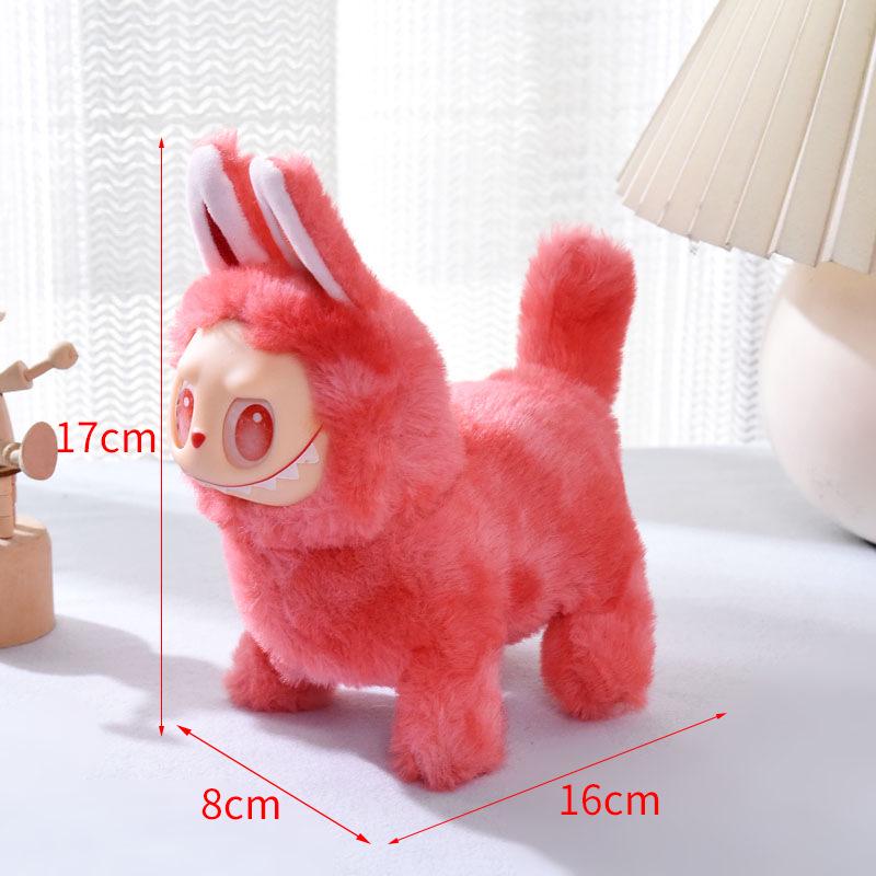 

Електрична плюшева лялька Labubu третього покоління, іграшка-сюрприз, силіконова лялька з обличчям - трендова мультяшна іграшка для дітей