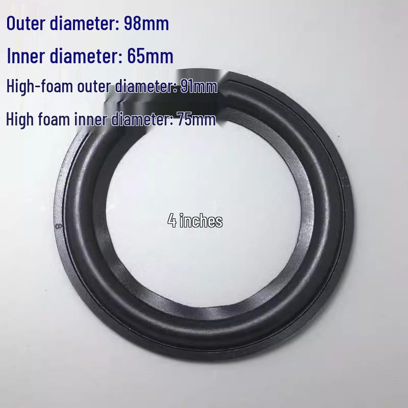 Speaker Repair Rubber Edge: Sizes 1.5/2/2.75/3/4/5/6/7/8/10/12 inches