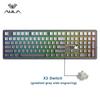AULA F108 Pro V2 8KHz Polling Rate 10000mAh Tri-Mode Wireless Gaming Keyboard 100% Full Size RGB Hot-swap Gasket TFT Screen Mech