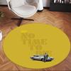 007 (1) Round Office Rug Decorative Floor Rug for Office Bedroom Living Room and Home Space