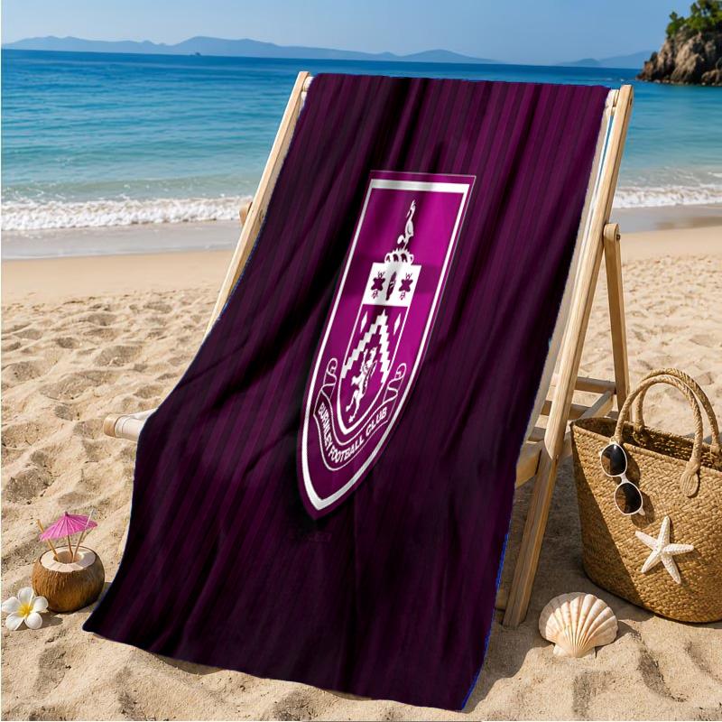 Burnley Football Club Strandtuch Mikrofaser Strandtuch, Leicht und Schnelltrocknend, für Sommerreisen, Schwimmbad Fan Geburtstagsgeschenk