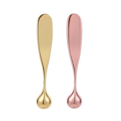 Rose Gold Preminum Anti Wrinkle Eye Cream Spoon Massage Stick Mixing Spatulas Beauty Scoop