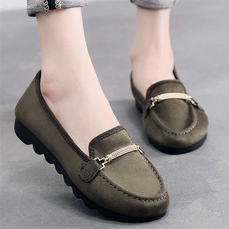 Polyurethane Sole Old North Cloth Shoes Women's Single Shoes Doudou Shoes Black Work Shoes Flat Sole Maternity Shoes Mother Shoes Large Size