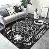 Gotischer Totenkopf Teppich Rutschfester Halloween Dekorativer Teppich für Toilette Schlafzimmer Wohnzimmer Küche Eingangstür Matte Heimdekoration