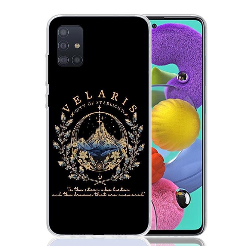 A Court of Mist Fury Sarah J Maas Phone Case For Samsung Galaxy A52 A32 A22 A12 A02S A50S A30S A51 A31 AA71 Note 20 Ultra 10 S10