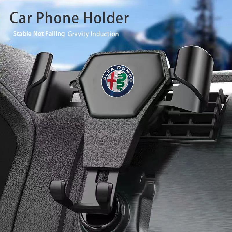 Per Alfa Romeo Giulia Stelvio Giulietta 156 159 147 Mito Tonale Brer Gravity ABS Supporto per Telefono Cellulare GPS per Veicolo Accessori Auto
