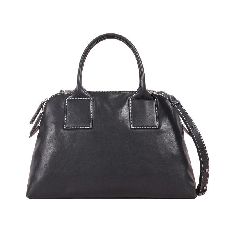 

New High-quality Business Bag Leather Large-capacity Portable Female Retro Commuting One-shoulder Cross-body 37.5x11x25cm