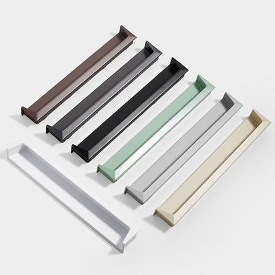 Stainless Steel Cabinet Handle Modern Furniture Handle Accessories Sliding Door Handle  Home Decor