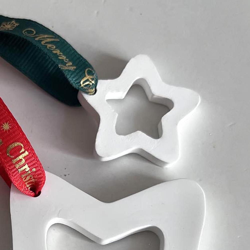 Přívěsek Pentagram Kostra Závěsná Silikonová Forma Vánoční Stromek Dekorace Sádrové Kapkové Formy