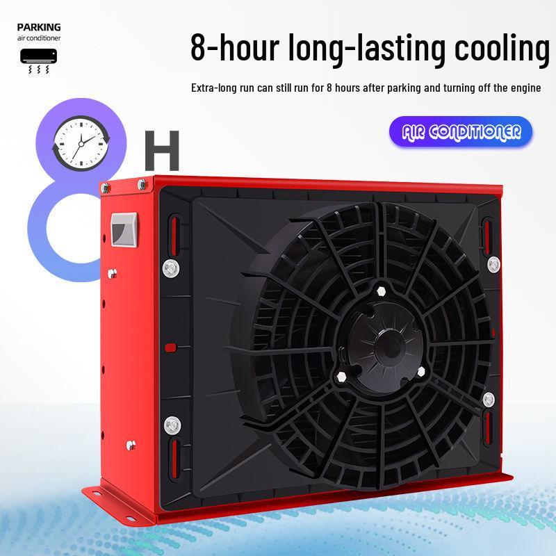 24V Electric Parking Air Conditioner for Large Trucks, RVs, and 12V Vehicle Modifications