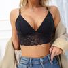 Women's Fashionable and Sexy Short Lace Beauty Back Without Steel Ring Inside and Outside, Sling Vest Women