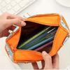 Large Capacity Cute Pencil Bag Creative Cartoon School Bus Children's Gift Office School Supplies Canvas Pencils Box Stationery