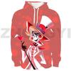 Harajuku Hazbin Streetwear 3D Print Hotel Men Clothing Hip-Hop High Street Sweatshirts Female Anime Hoodie Cosplay Costume Hoody