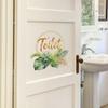 Creative Green Plant Design Bathroom Interior Beautification Decoration Wall Sticker